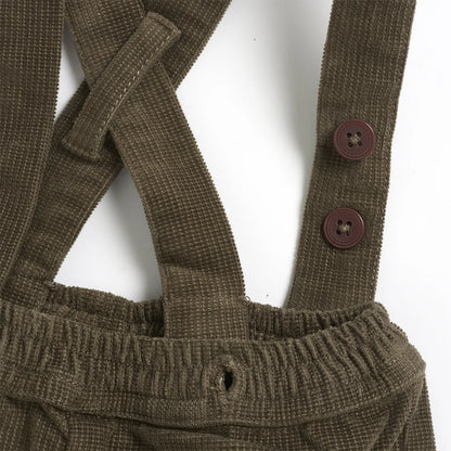 Boys Medium Brown Corduroy Trouser