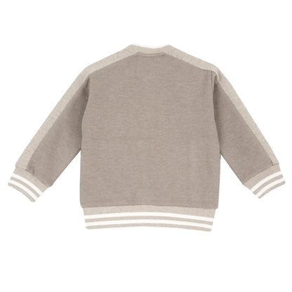 Boys Medium Natural Colorblocked Sweatshirt