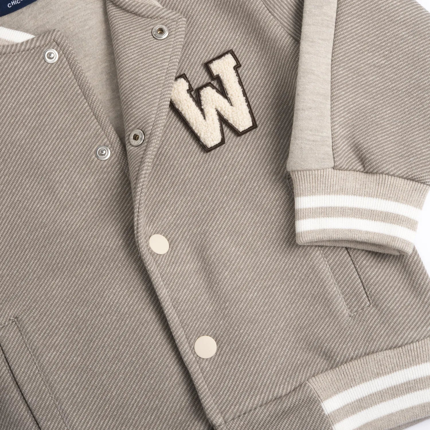 Boys Medium Natural Colorblocked Sweatshirt