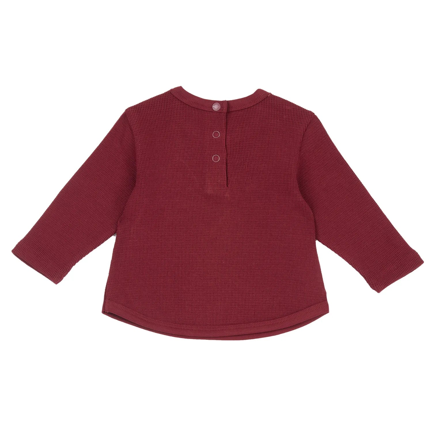 Boys Medium Red Printed Long Sleeve T-shirt