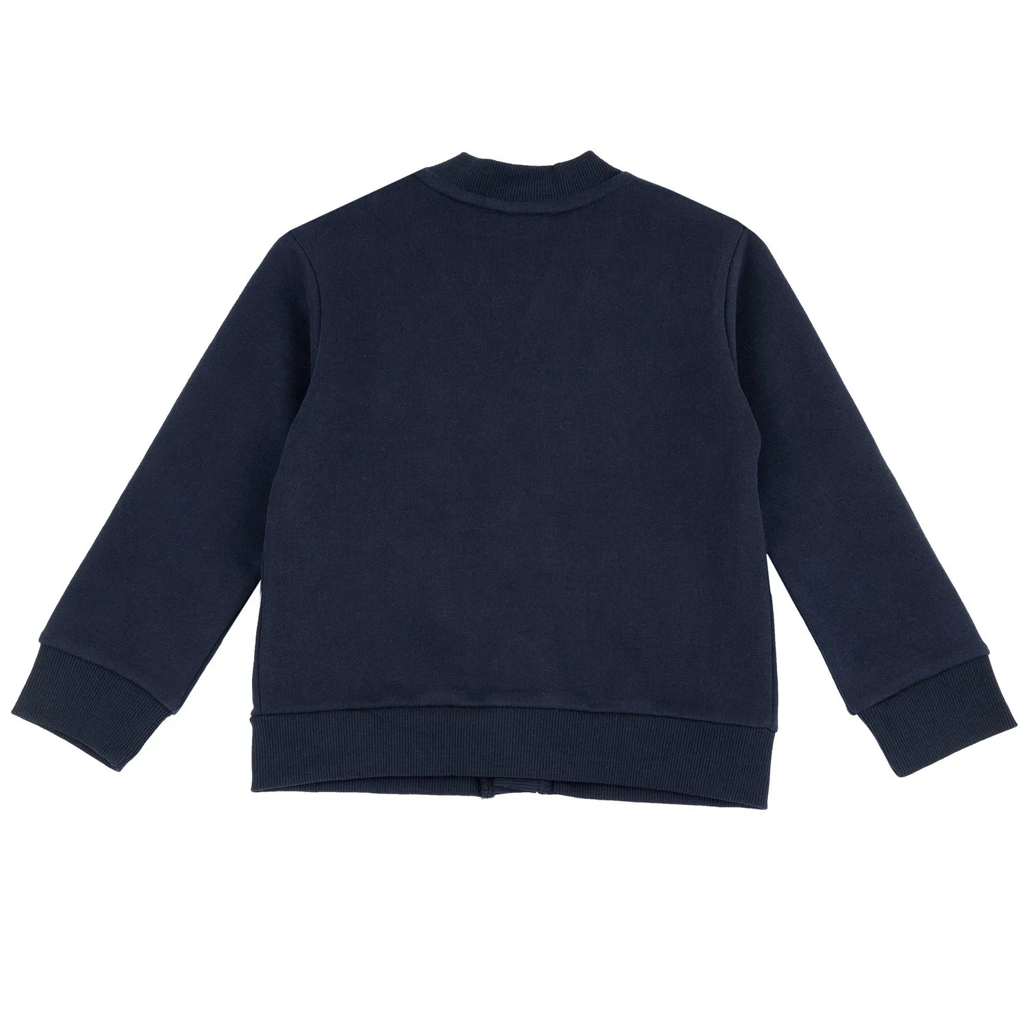 Boys Navy Blue Embroidered Cardigan