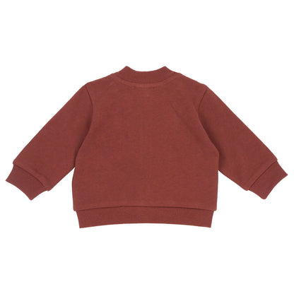 Boys Printed Cotton Fleece Sweatshirt