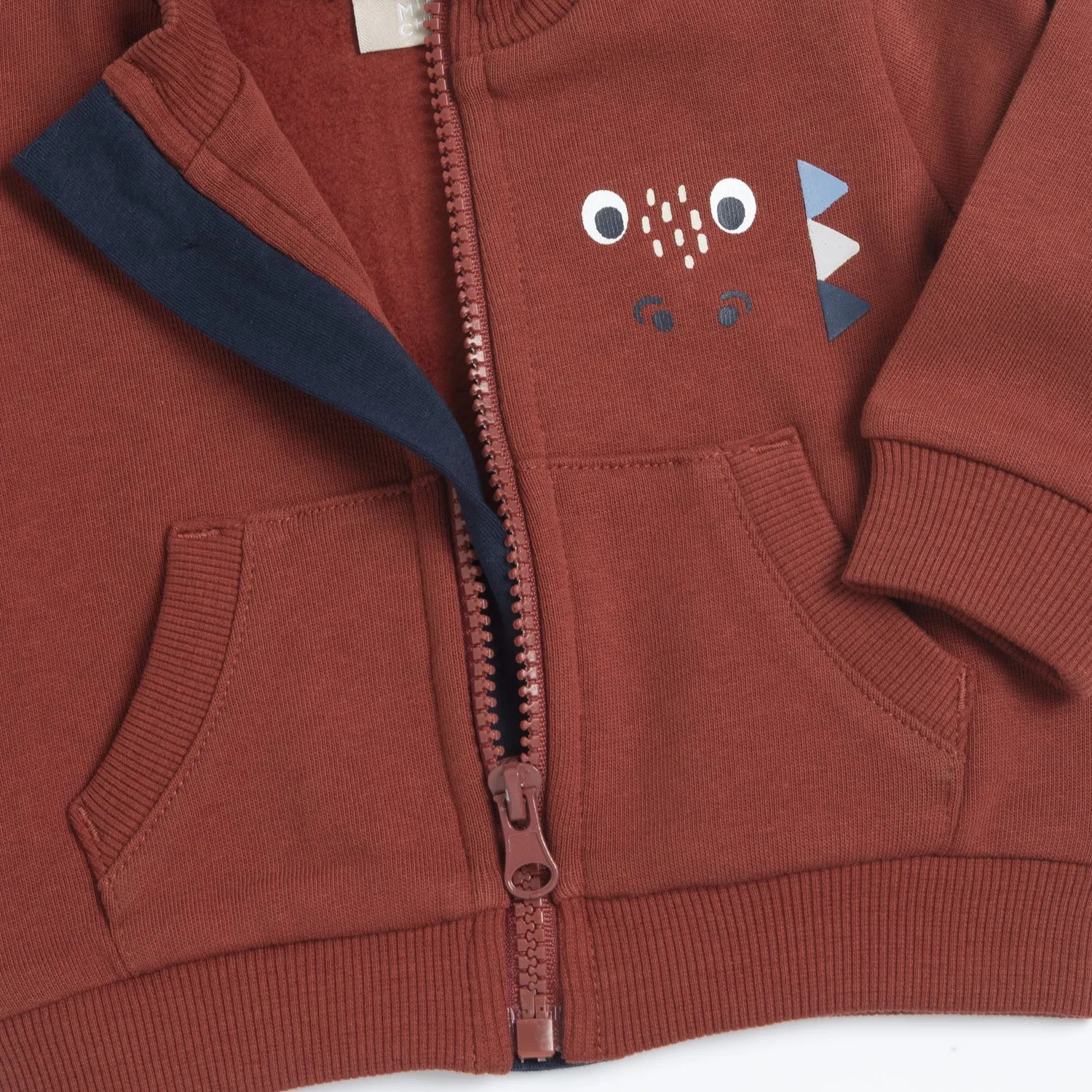 Boys Printed Cotton Fleece Sweatshirt