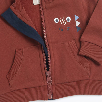 Boys Printed Cotton Fleece Sweatshirt