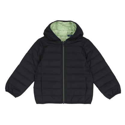 Boys Solid Polyester Padded Jacket