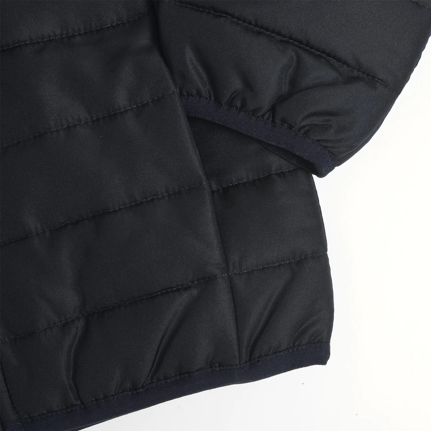 Boys Solid Polyester Padded Jacket