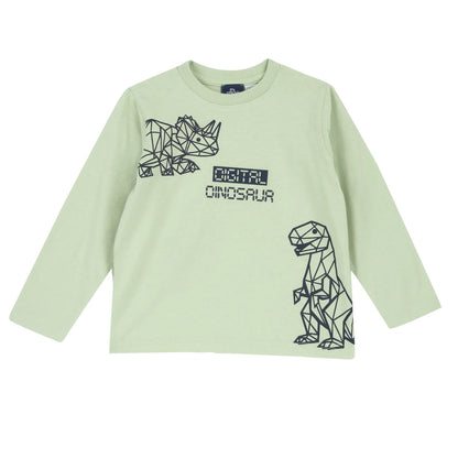 Boys Typography Printed Cotton Long Sleeve T-shirt