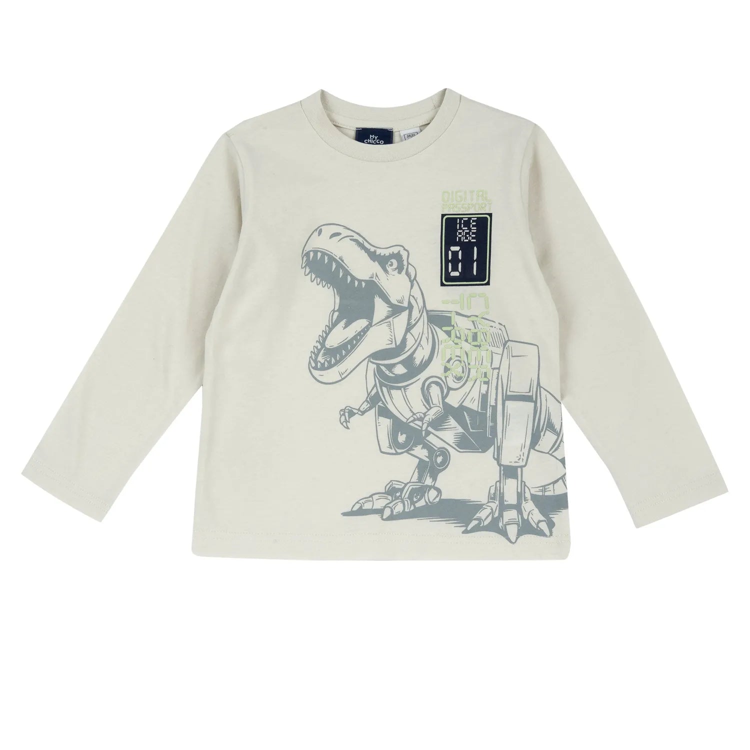 Boys Typography Printed Cotton Long Sleeve T-shirt