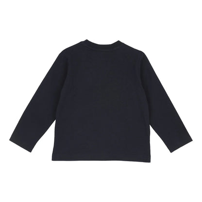 Boys Typography Printed Cotton Long Sleeve T-shirt