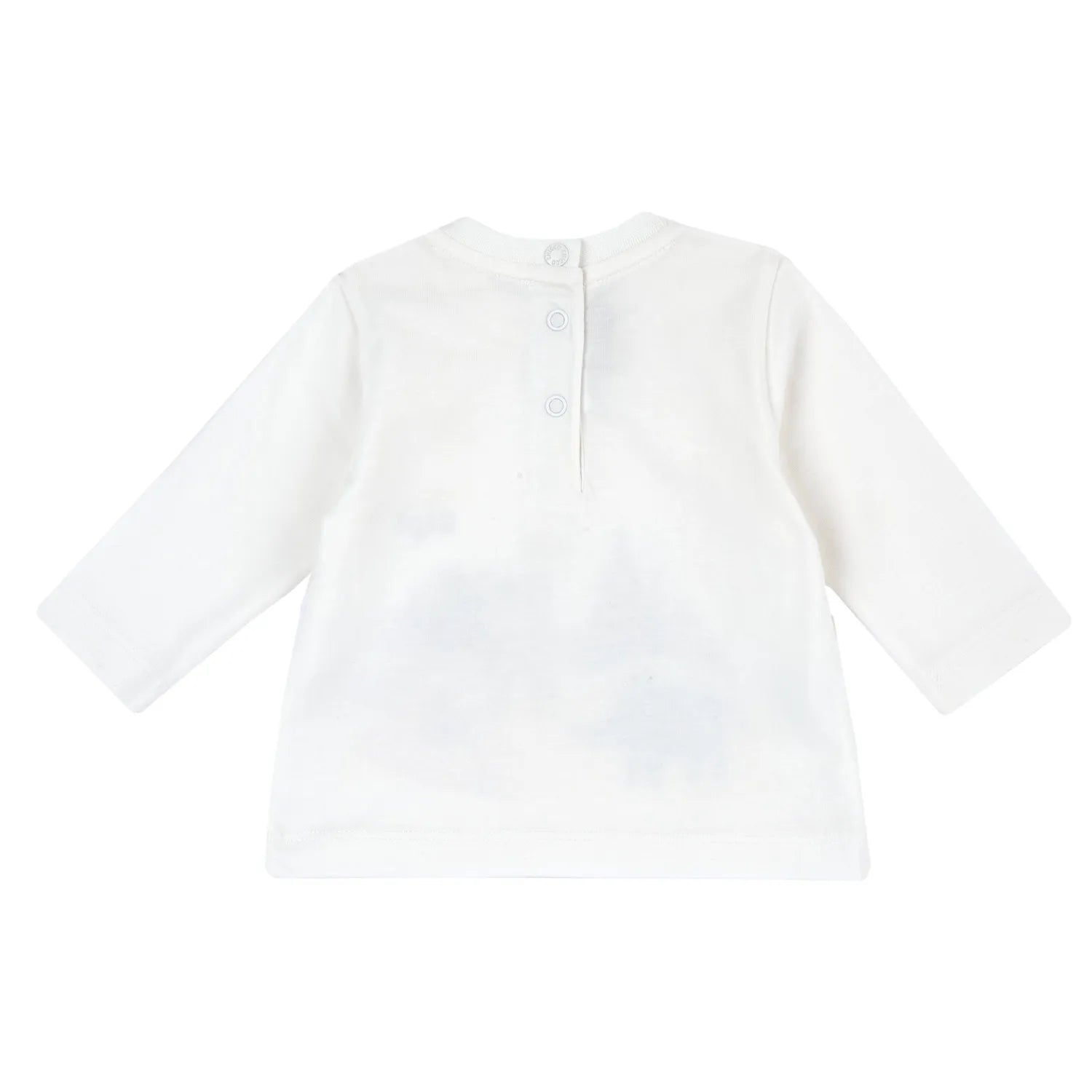 Boys White &amp; Blue Animal Printed Long Sleeve T-shirt