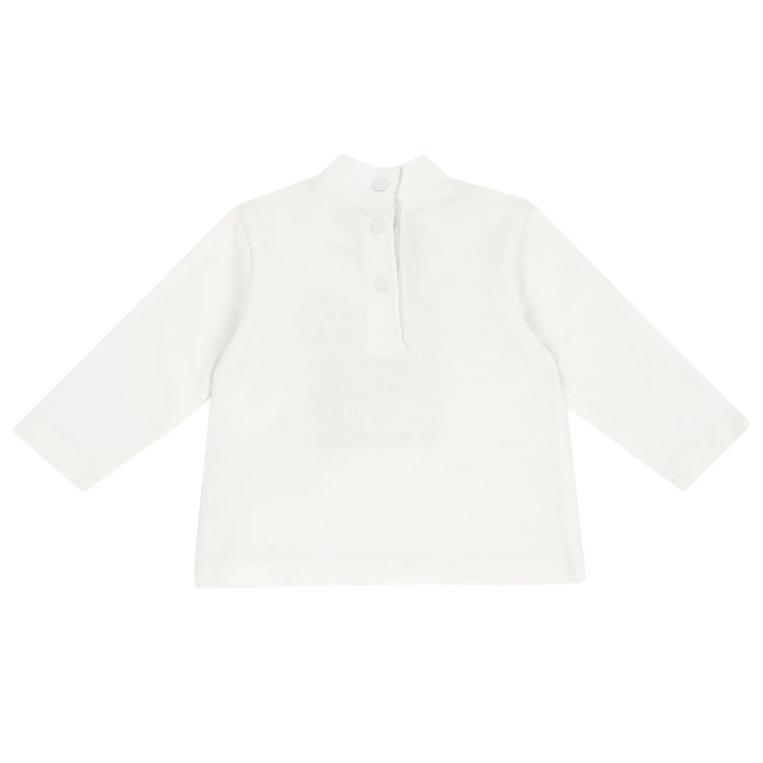 Boys White Typography Knitted T-shirt