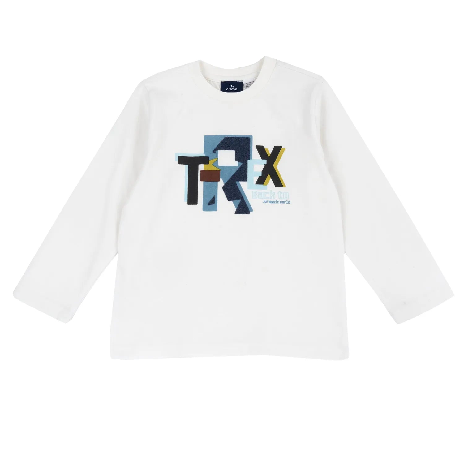 Boys White Typography Printed Long Sleeve T-shirt