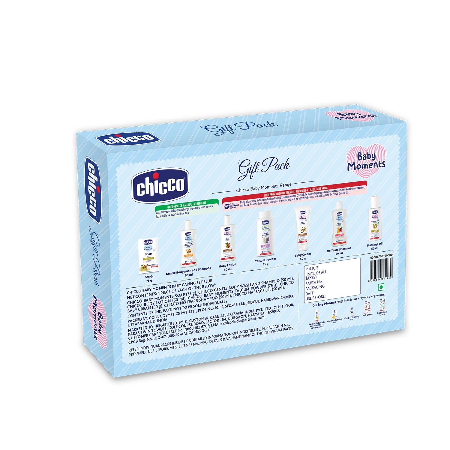 Baby Caring Gift Pack Set Blue