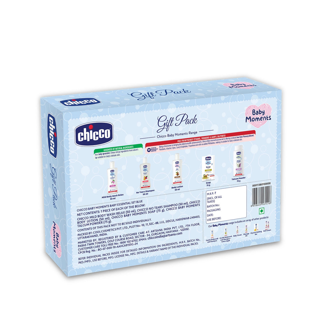 Baby Essential Gift Pack Set Blue