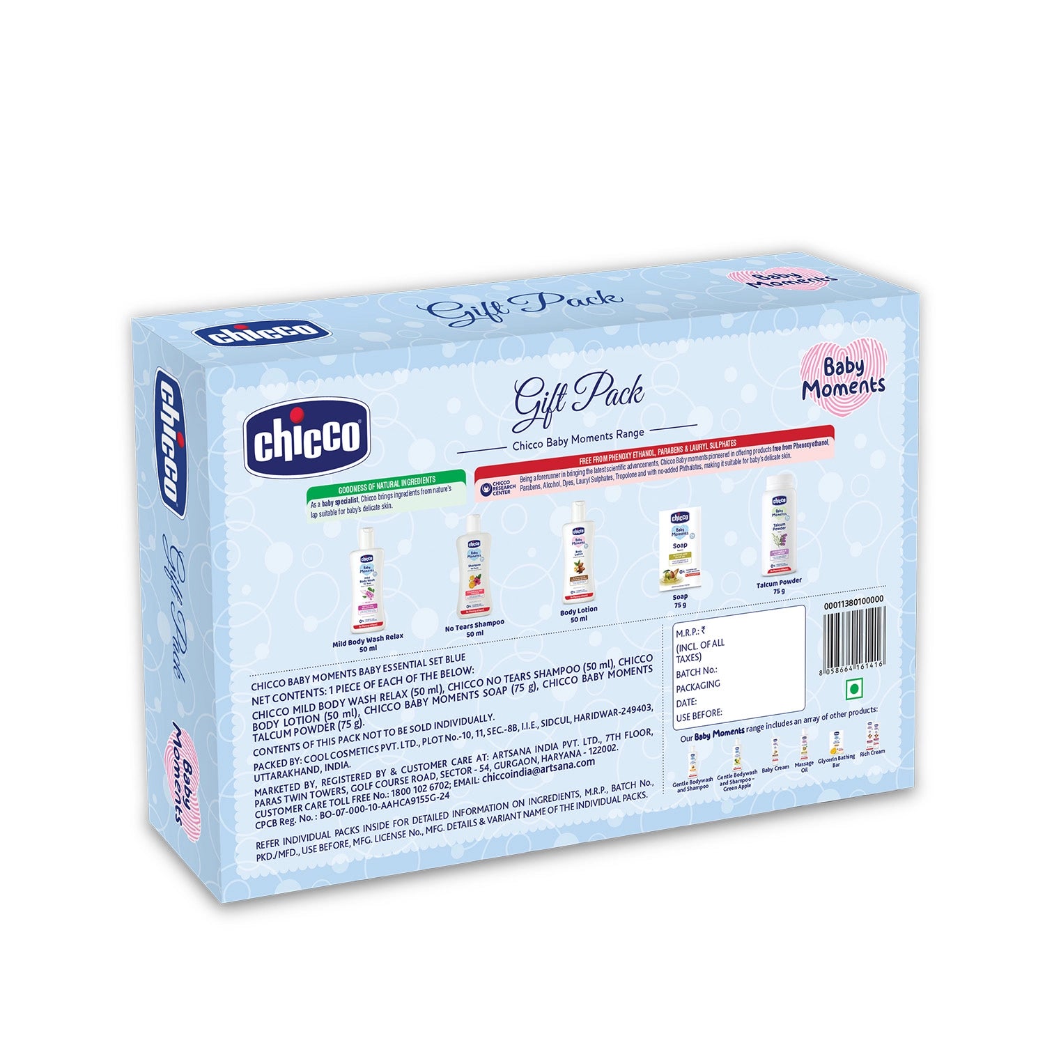 Baby Essential Gift Pack Set Blue