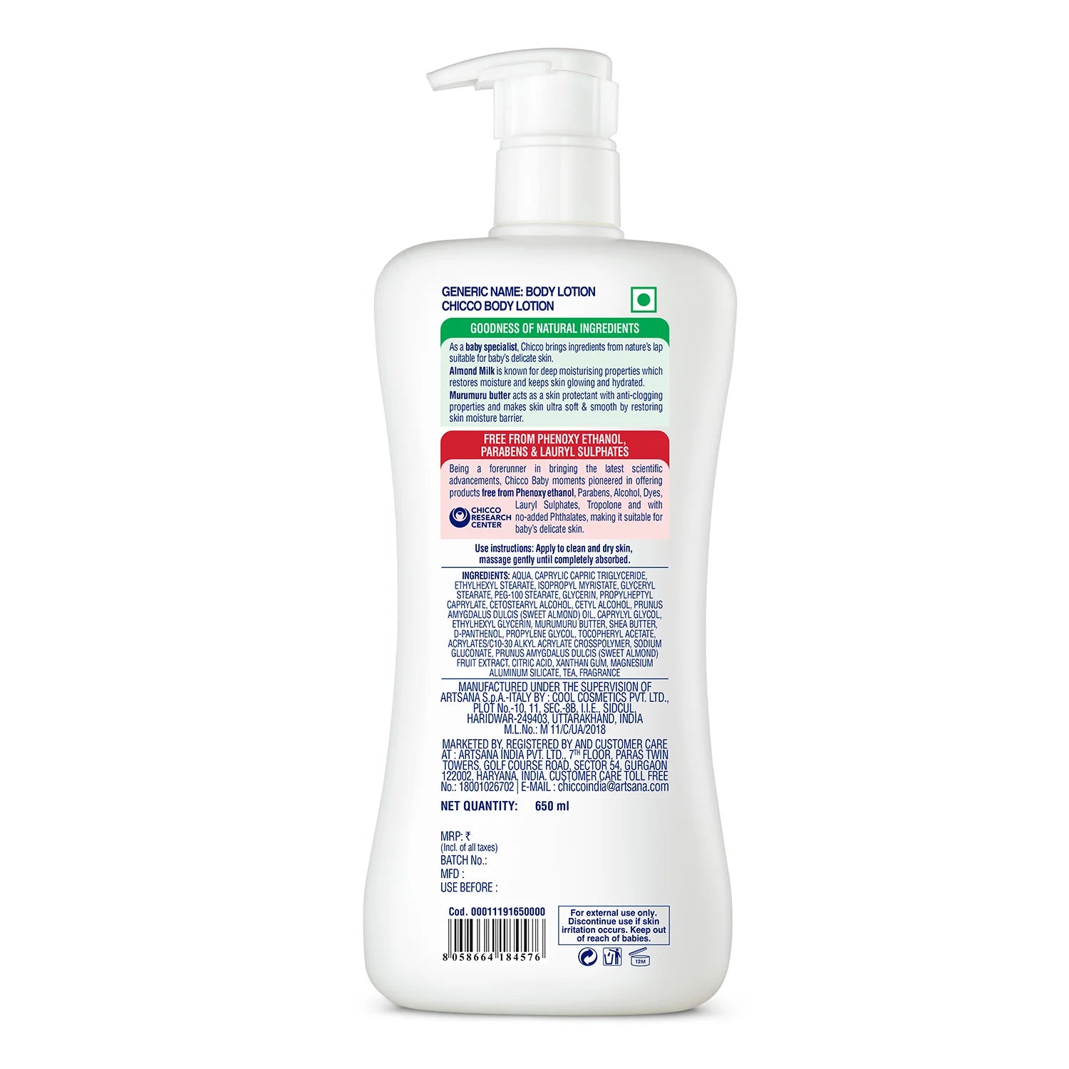 Baby Moments  Body Lotion 650 ml