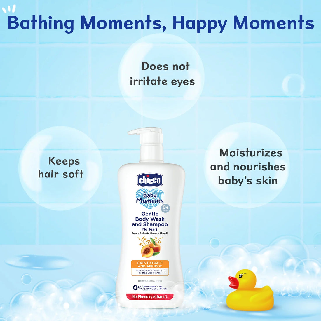 Gentle Bodywash &amp; Shampoo 500ml Pack of 2
