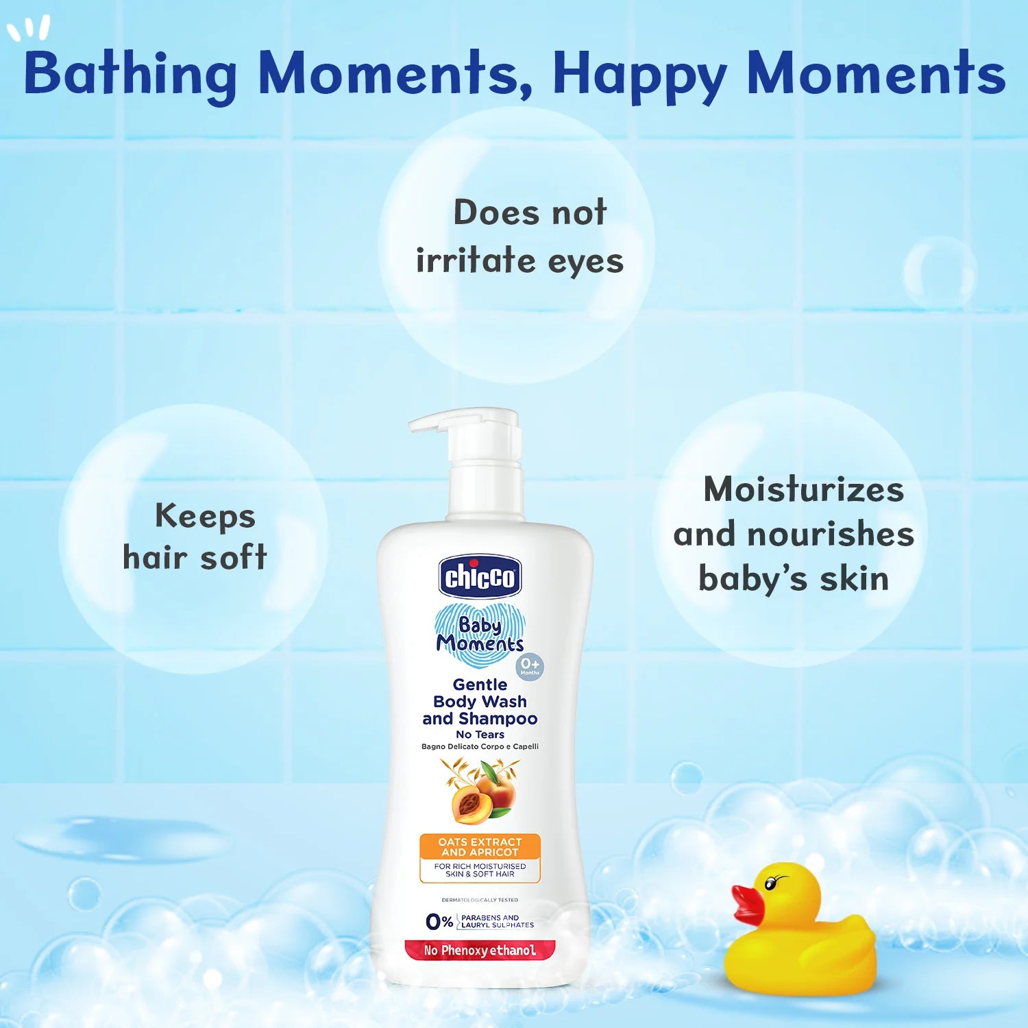 Baby Moments Gentle Bodywash &amp; Shampoo 650 ml