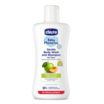Baby Moments Gentle Bodywash &amp; Shampoo Green Apple 200ml