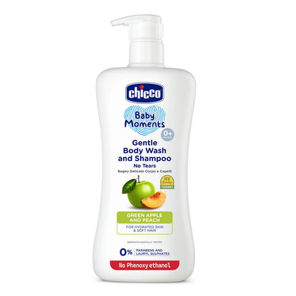 Baby Moments Gentle Bodywash &amp; Shampoo Green Apple 500ml