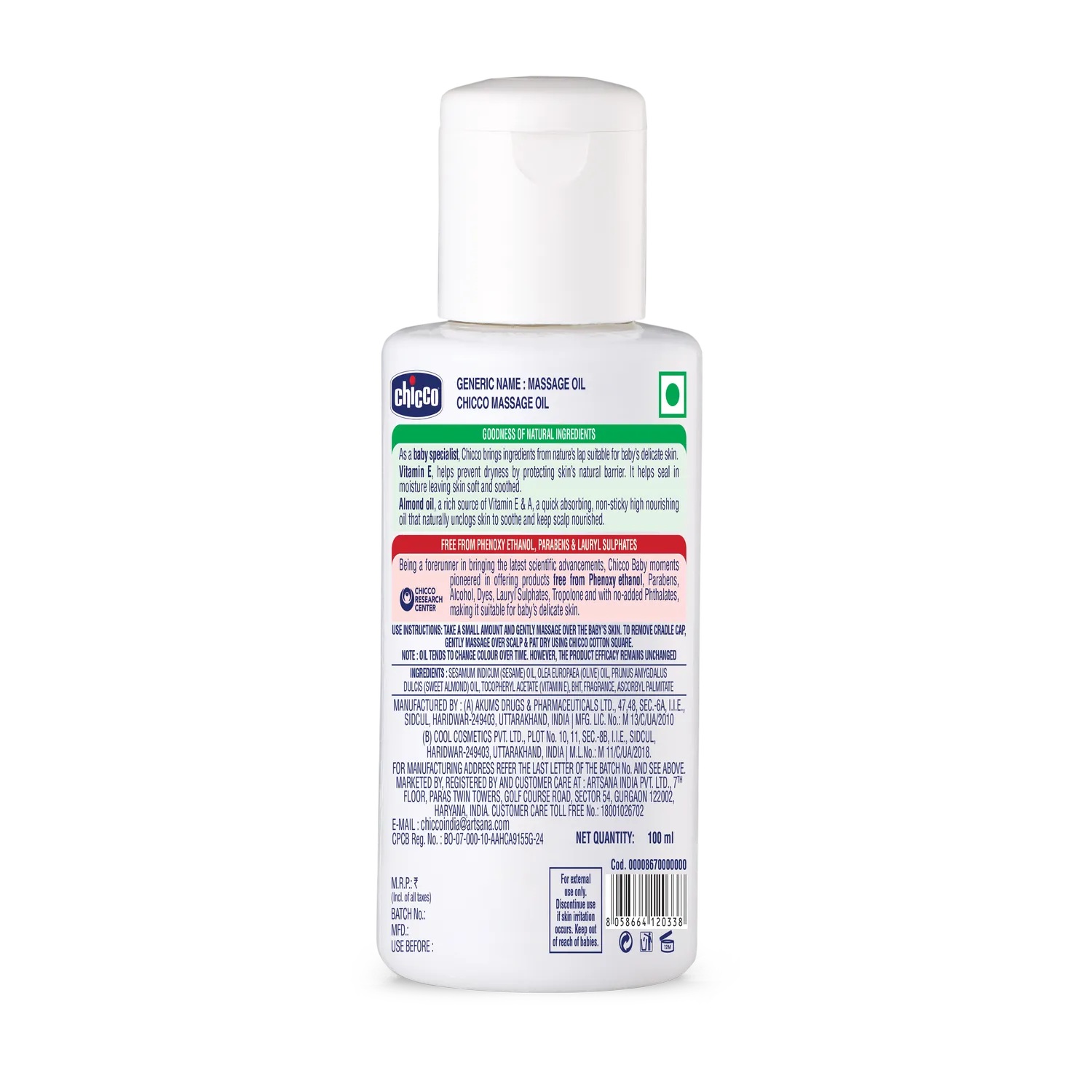 Baby Moments Massage Oil 100 ml