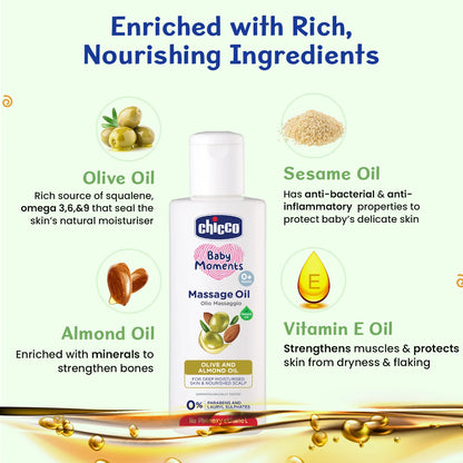 Baby Moments Massage Oil 200 ml