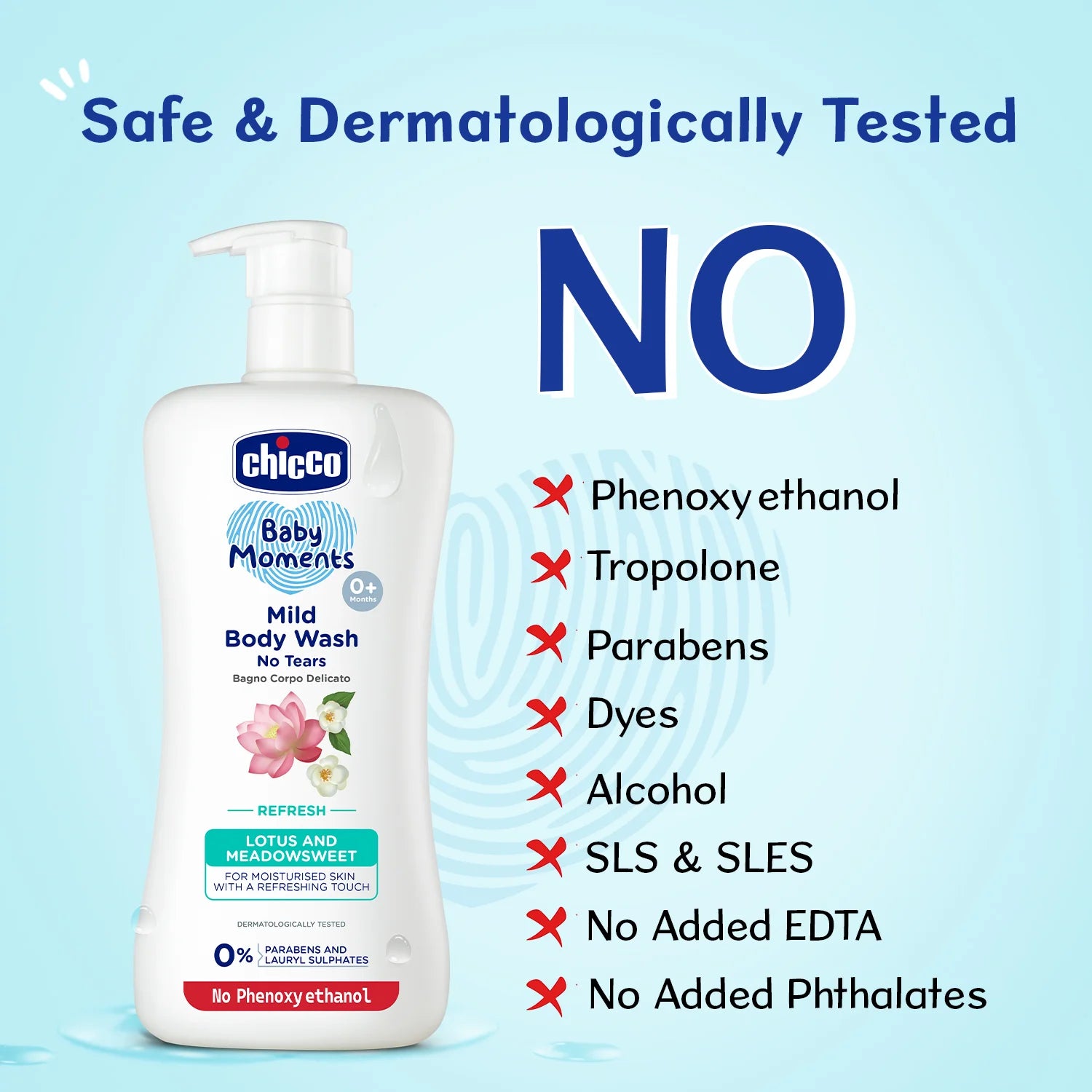 Baby Moments Mild Bodywash Refresh 500 ml