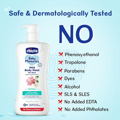 Baby Moments Mild Bodywash Refresh 500 ml