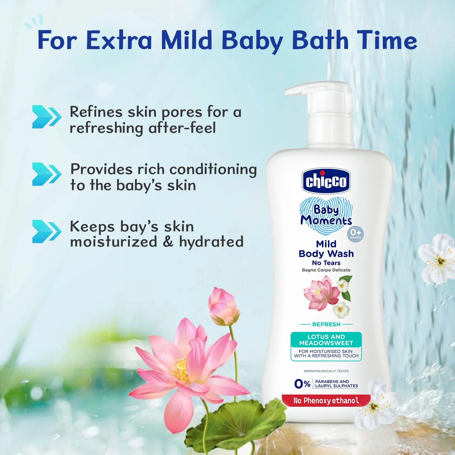 Baby Moments Mild Bodywash Refresh 500 ml