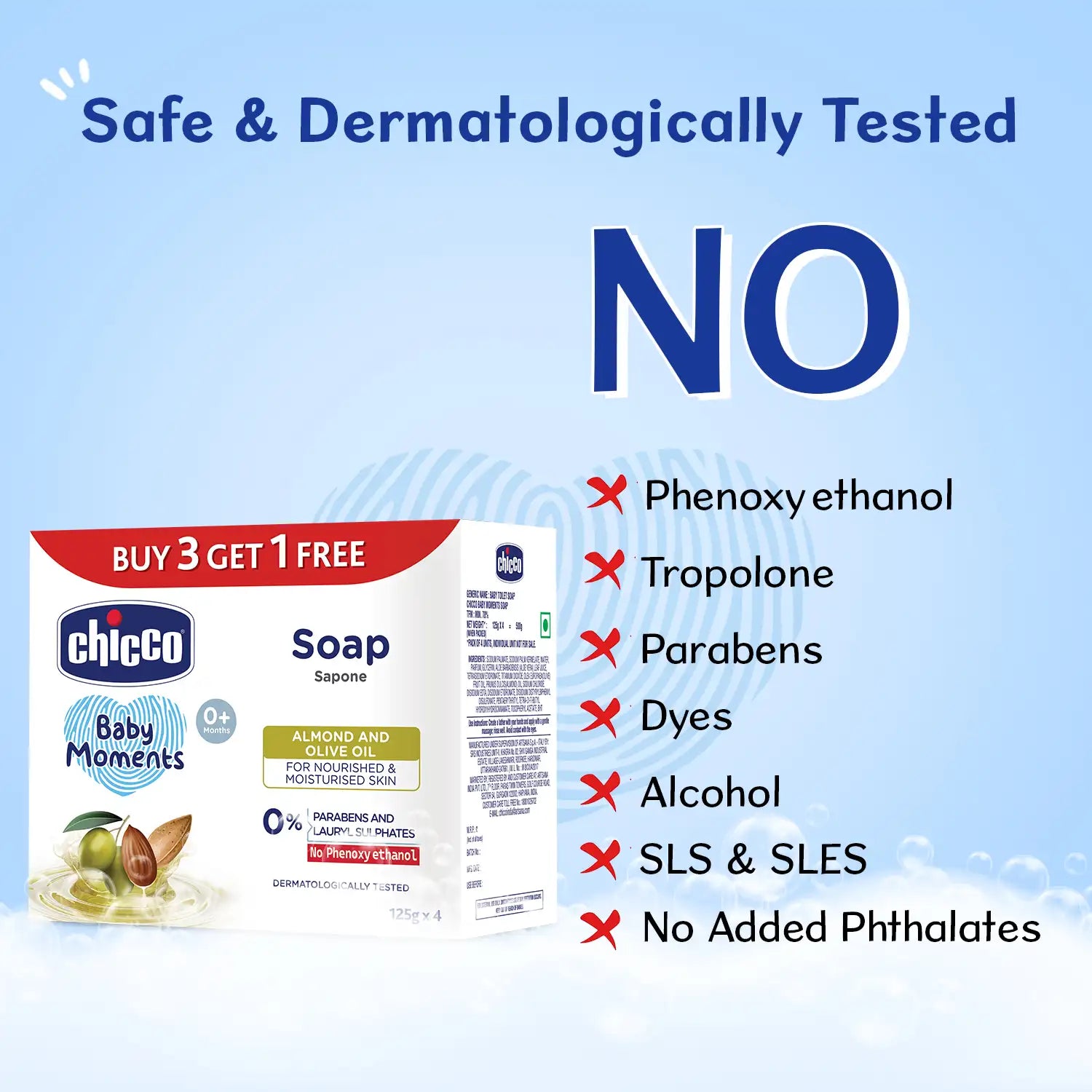 Baby Moments Soap 125g Buy 3 Get 1 Free