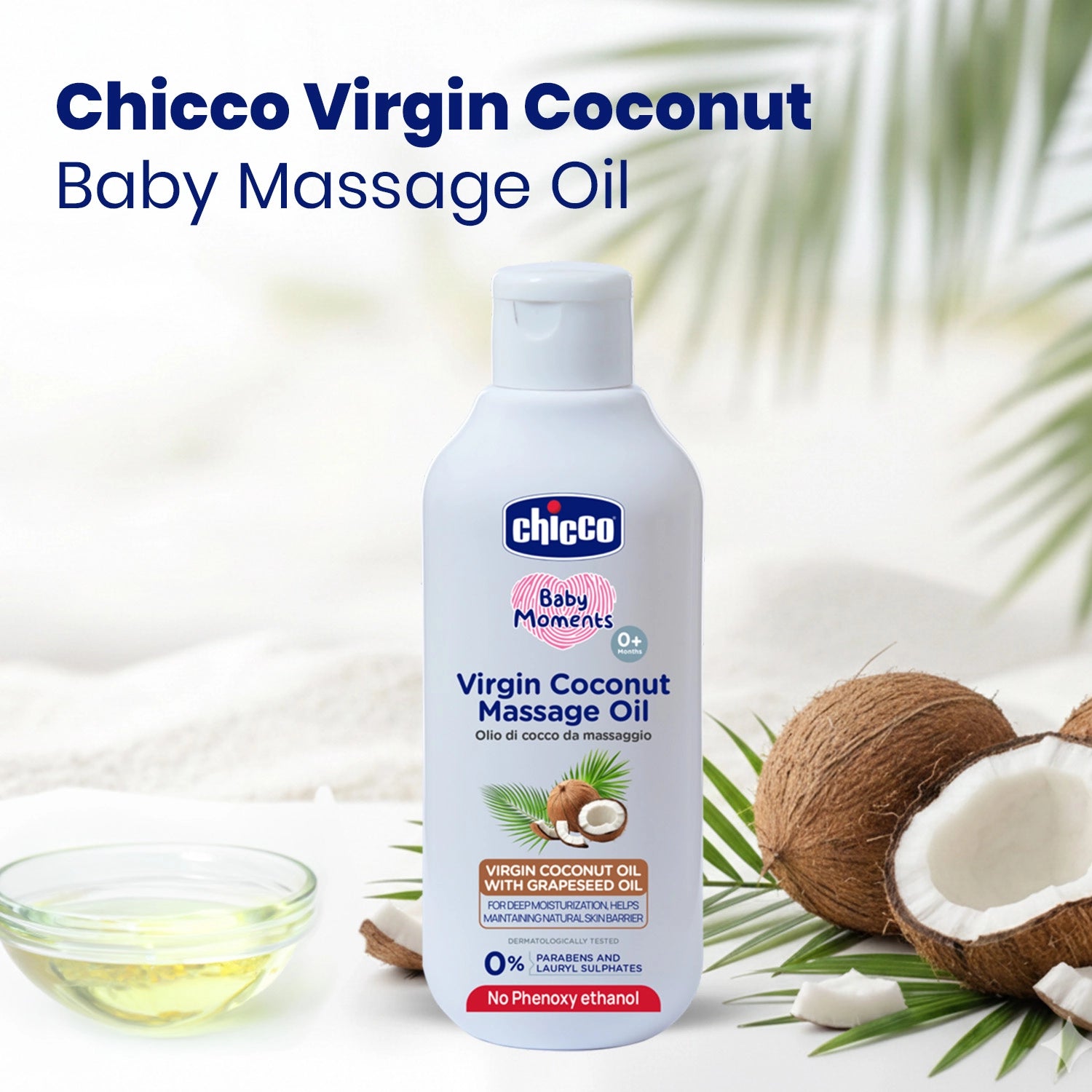 Baby Moments Virgin Coconut Massage Oil 200 ml