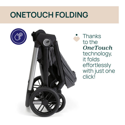 Bellagio Stroller Black Satin