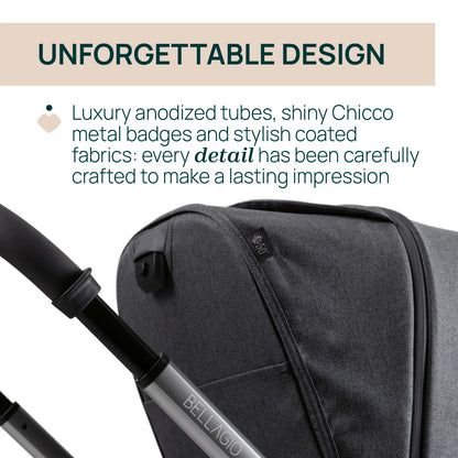 Bellagio Stroller Black Satin