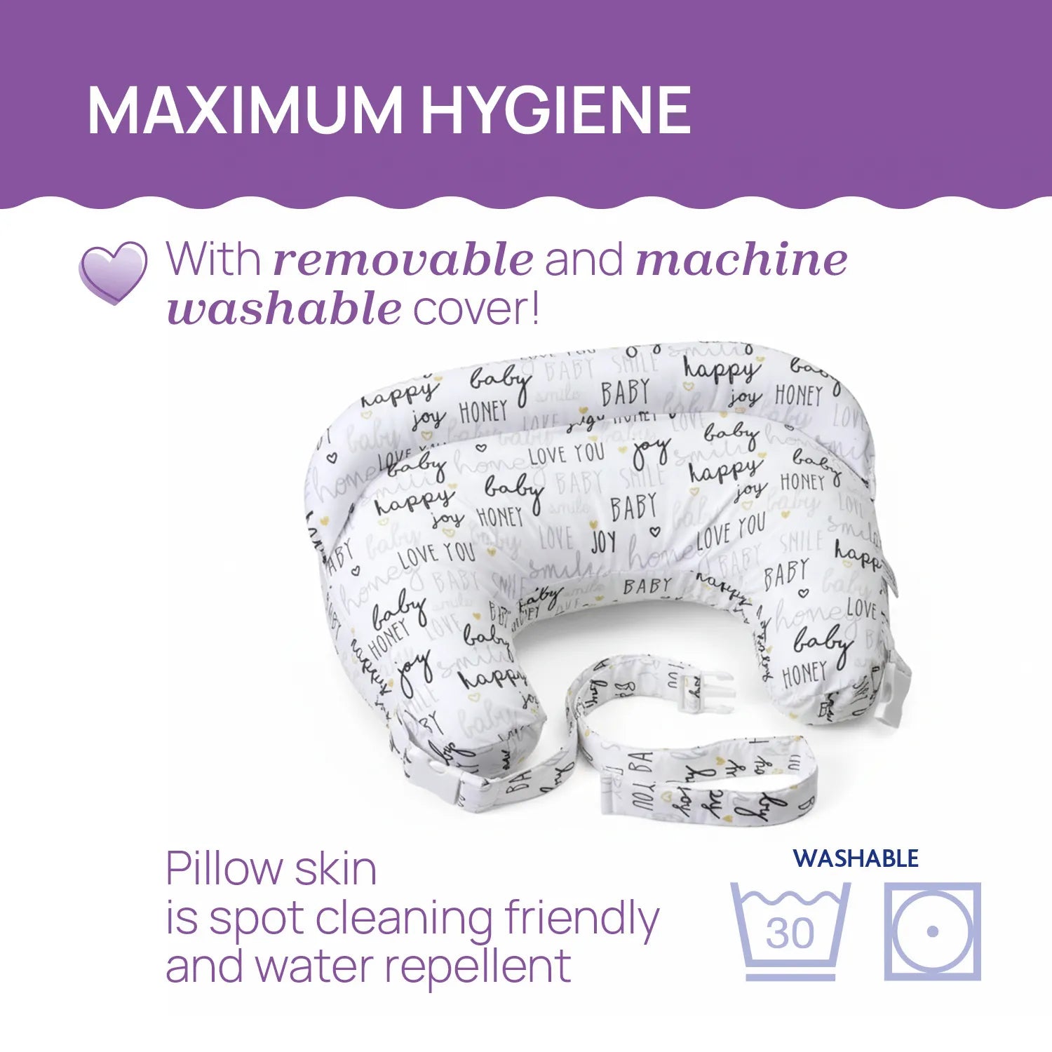 Boppy Nursing Pillow Deluxe Hello Baby