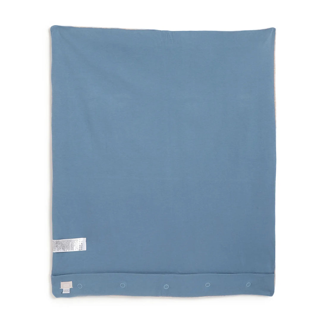 Boys Beige &amp; Blue Pram Blanket