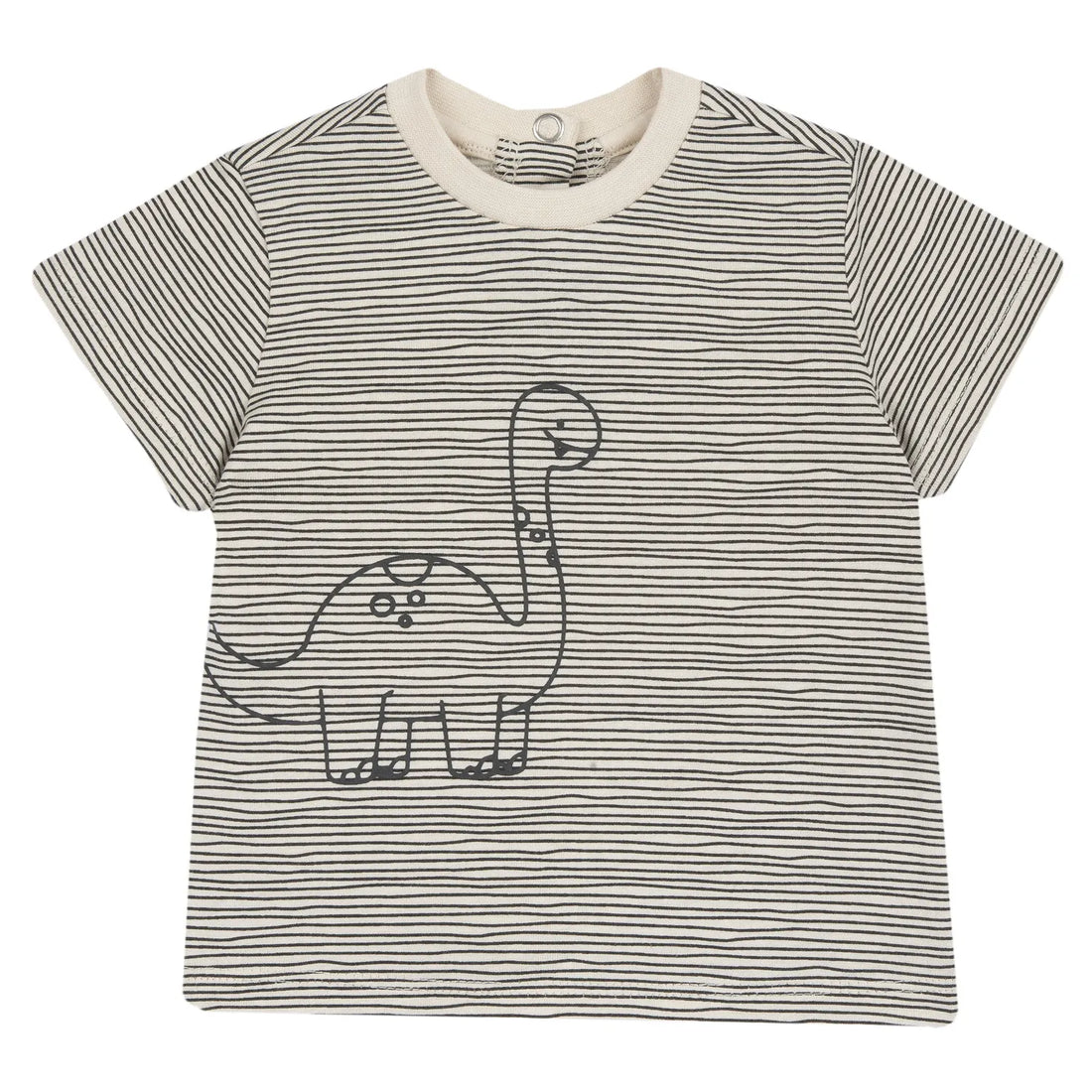 Boys Beige Animal Printed T-shirt