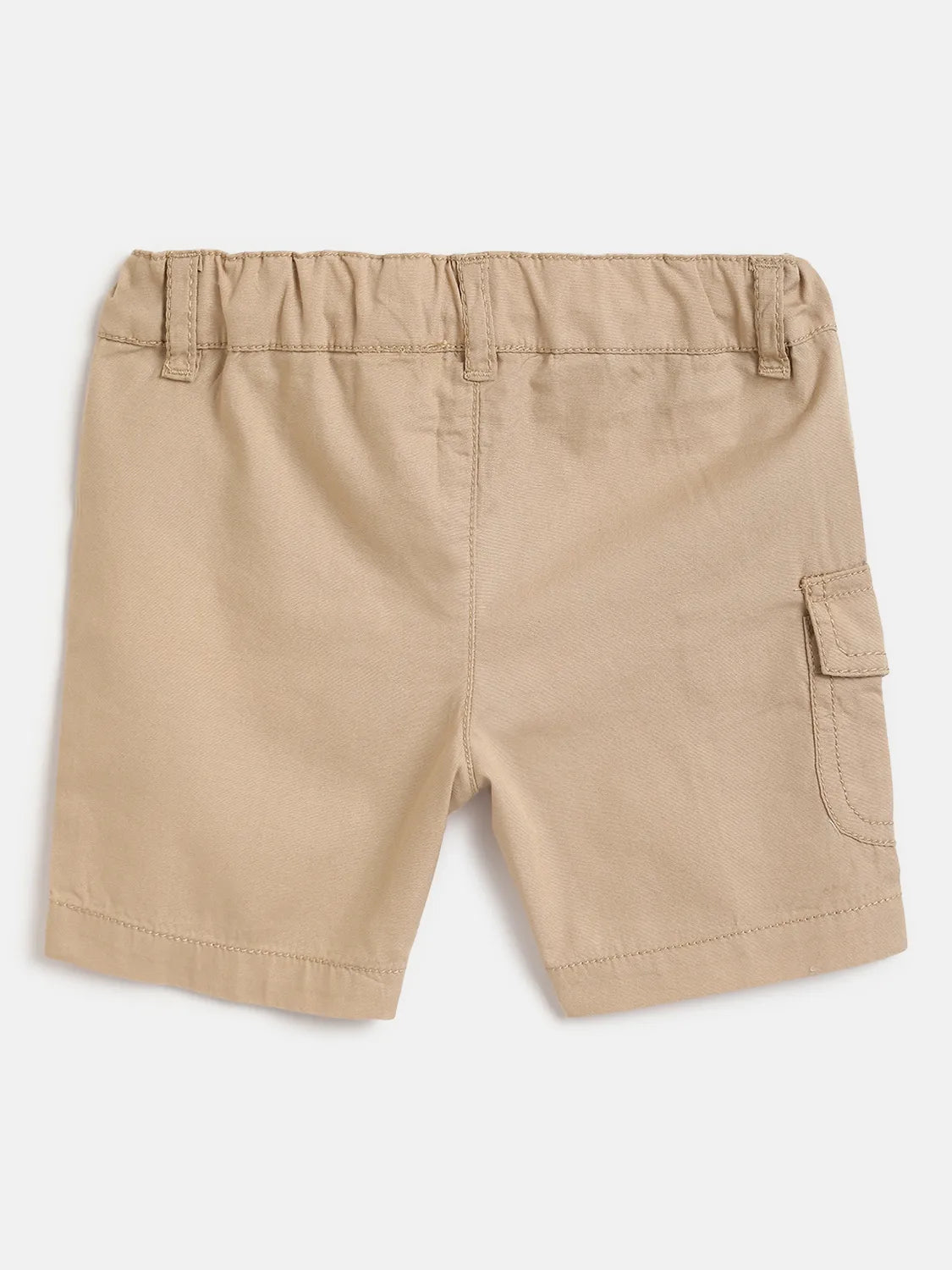 Boys Beige Cargo Shorts