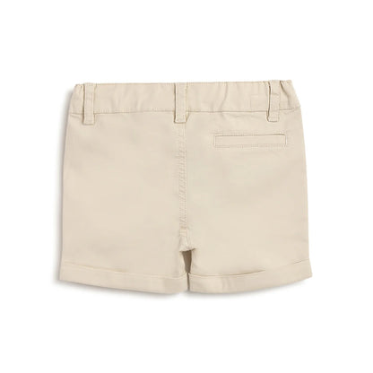 Boys Beige Cotton Shorts