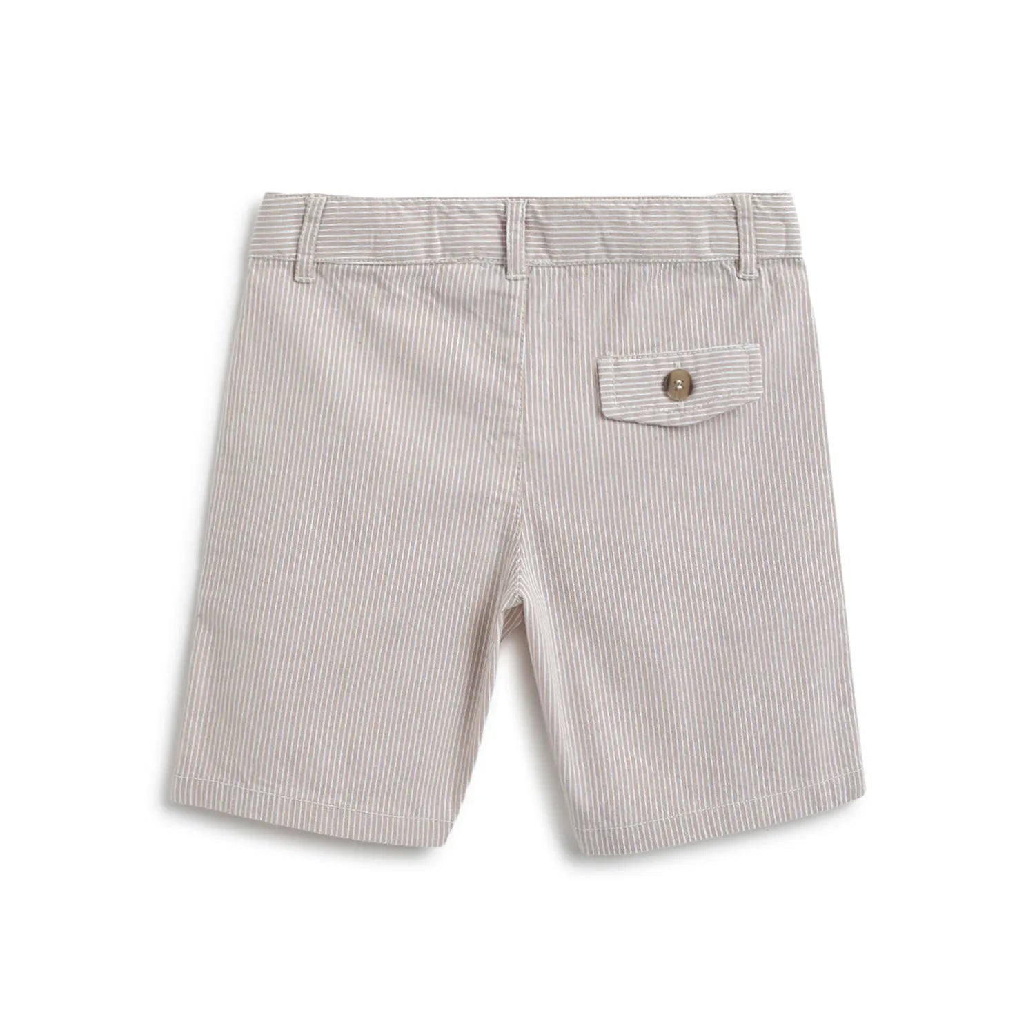 Boys Beige Cotton Shorts