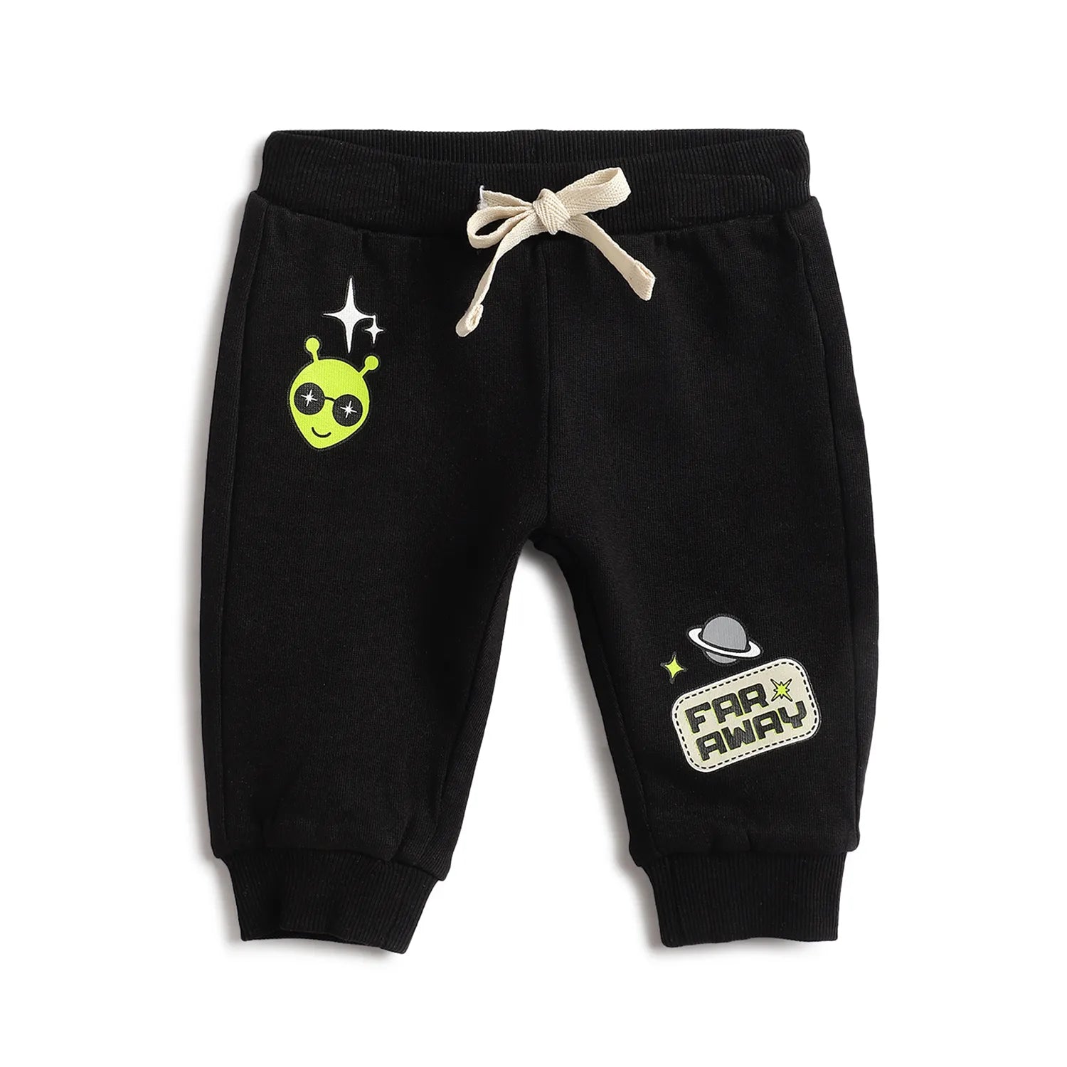 Boys Beige Cotton Sweatshirt with Joggers