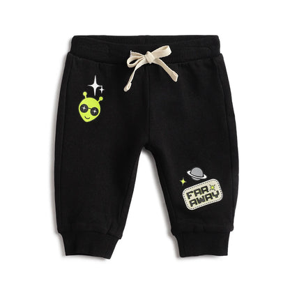 Boys Beige Cotton Sweatshirt with Joggers