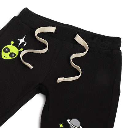 Boys Beige Cotton Sweatshirt with Joggers