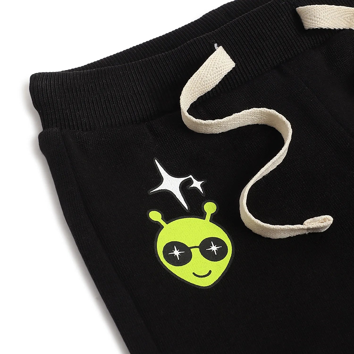 Boys Beige Cotton Sweatshirt with Joggers