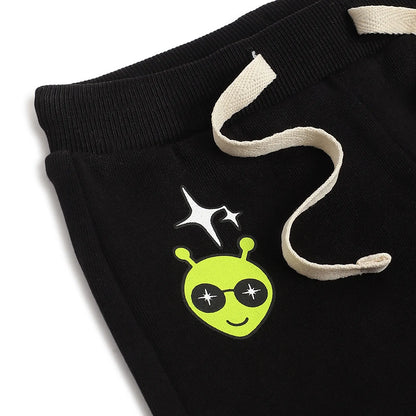 Boys Beige Cotton Sweatshirt with Joggers