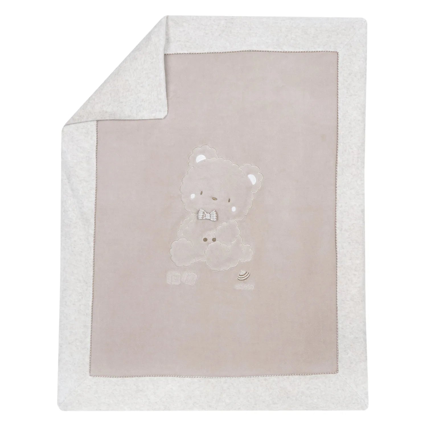 Boys Beige Pram Blanket