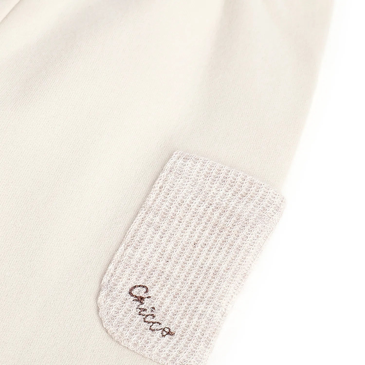 Boys Beige Printed Sweatshirt With Leggings