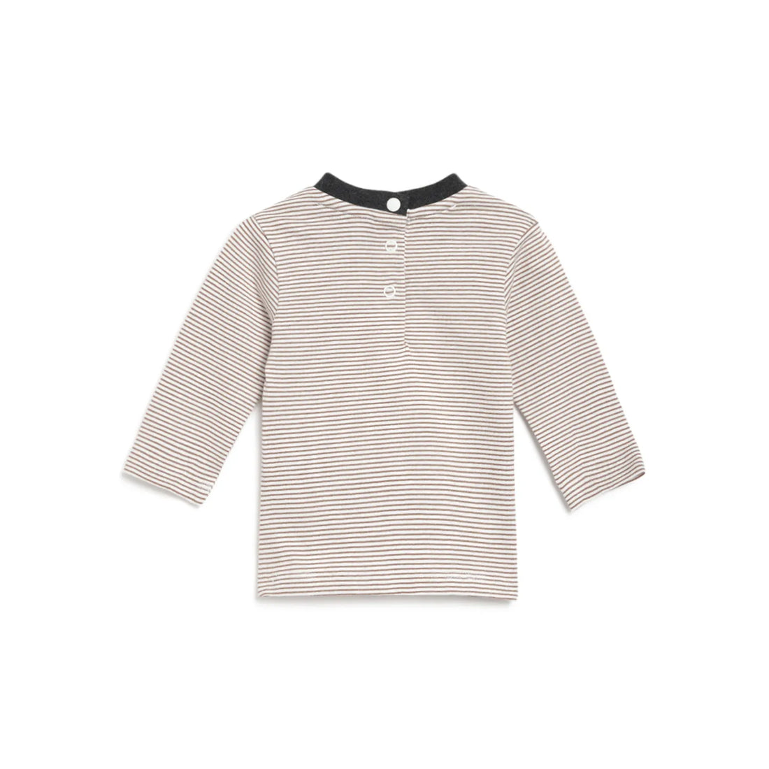 Boys Beige Striped T-shirt