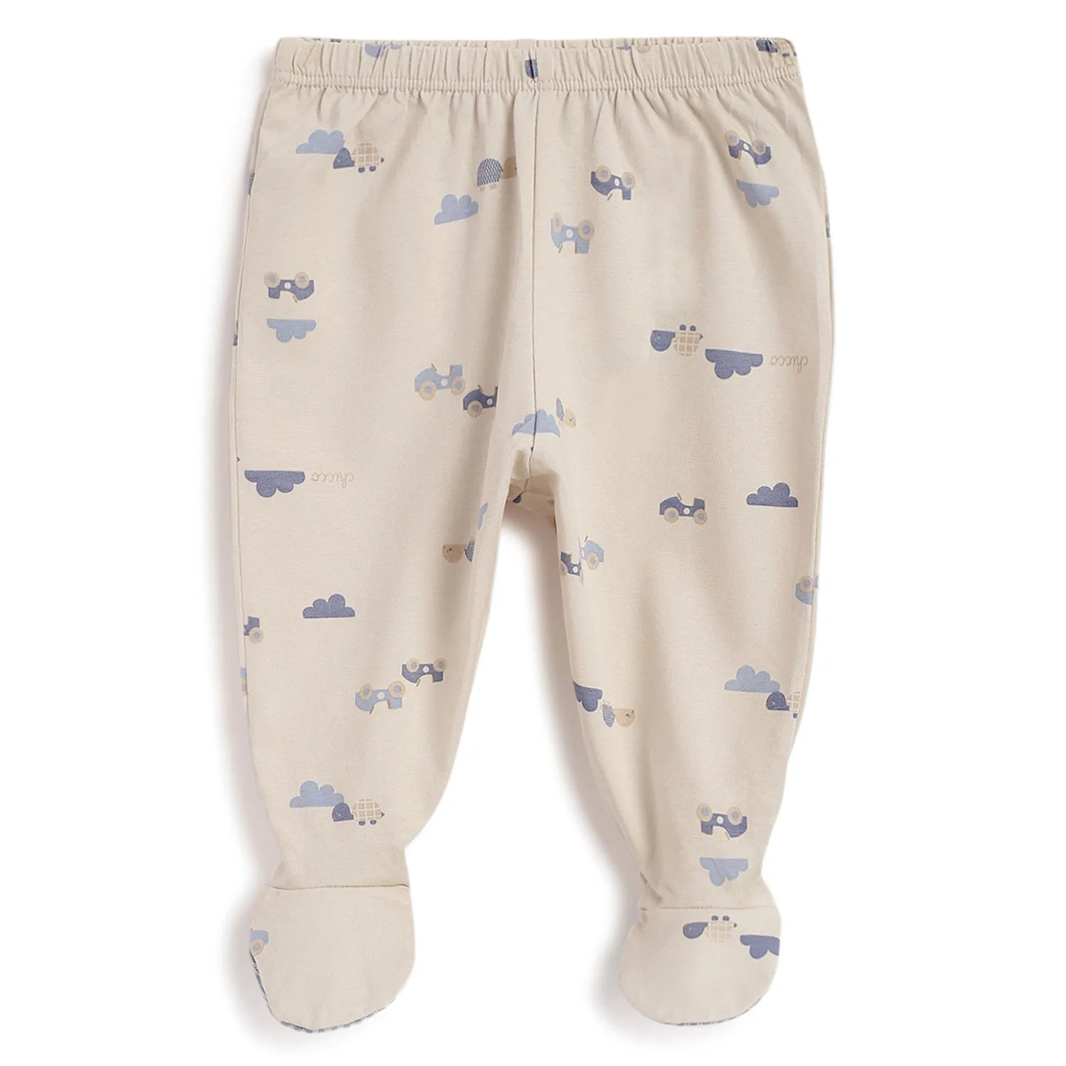 Boys Beige T-shirt With Leggings