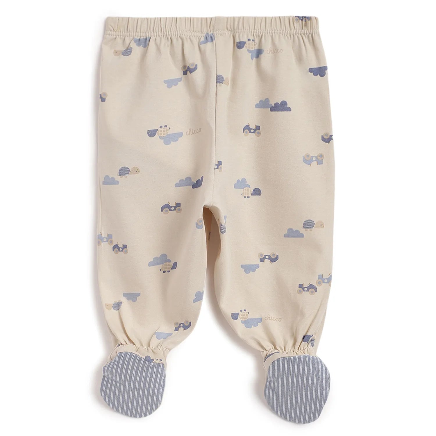 Boys Beige T-shirt With Leggings