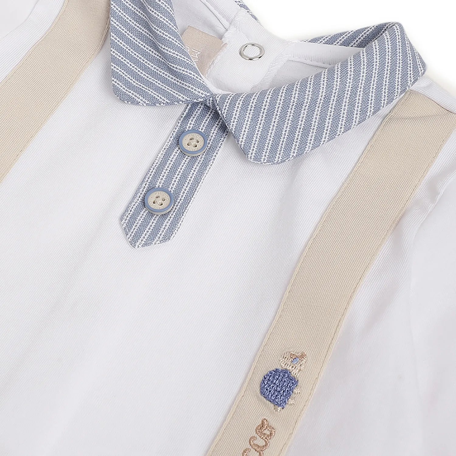 Boys Beige T-shirt With Leggings